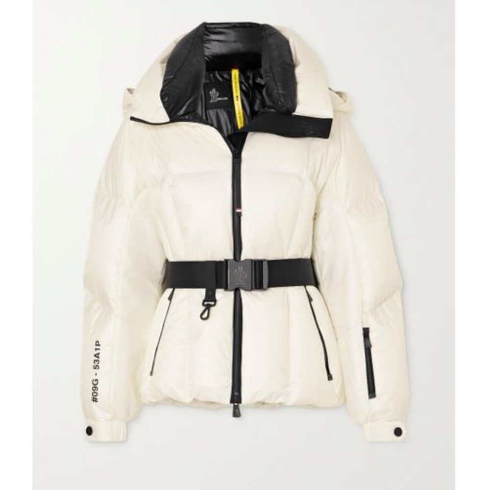 MONCLER GENIUS
Grossaix belted printed quilted down ski jacket